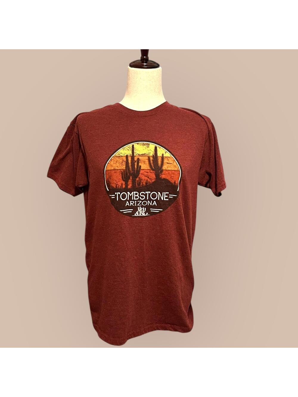 Prairie Mountain Tombstone Arizona Graphic T‑Shirt Medium